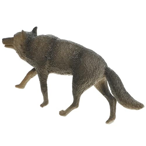 WEKAMOS Simulation Wolf Figur aus Robustem Kunststoff Realistische Wildtier Nachbildung mit Glatten Kanten Dekoratives Wolf Modell für Kinderzimmer Sicher und Lebensecht WEKAMOS Simulation Wolf Figur aus Robustem Kunststoff Realistische Wildtier Nachbildung mit Glatten Kanten Dekoratives Wolf Modell für Kinderzimmer Sicher und Lebensecht von WEKAMOS