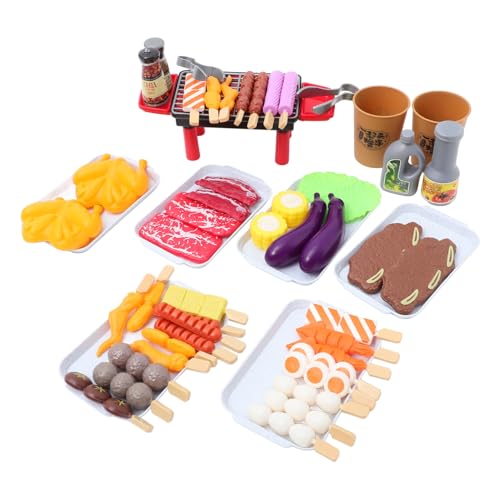 WEKAMOS Simulierter Grillspielzeug BBQ Teilig mit Bunten Grillzubehör für Fantasievolles Rollenspiel und Spielerisches Kochen Sicher und Realistisch für Jungen und Mädchen WEKAMOS Simulierter Grillspielzeug BBQ Teilig mit Bunten Grillzubehör für Fantasievolles Rollenspiel und Spielerisches Kochen Sicher und Realistisch für Jungen und Mädchen von WEKAMOS