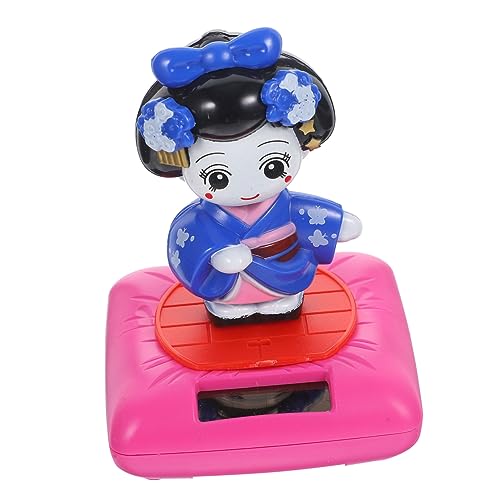 WEKAMOS Solar Kimono Puppe mit Kopfschüttel Mechanismus Stehende Auto Dekoration Leichte Figur für Innenraum Langlebig und Tragbar für Armaturenbrett und WEKAMOS Solar Kimono Puppe mit Kopfschüttel Mechanismus Stehende Auto Dekoration Leichte Figur für Innenraum Langlebig und Tragbar für Armaturenbrett und von WEKAMOS