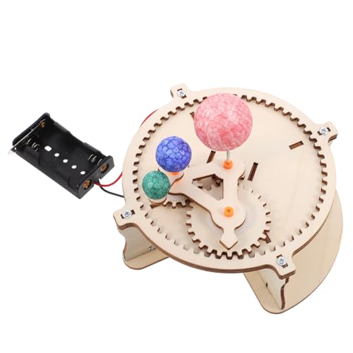 WEKAMOS Solar System Modell DIY für Astronomie Lernspielzeug mit Sonne Erde Mond Pädagogisches Experimentier und Lernset Kreativität und Wissenschaftsverständnis von WEKAMOS