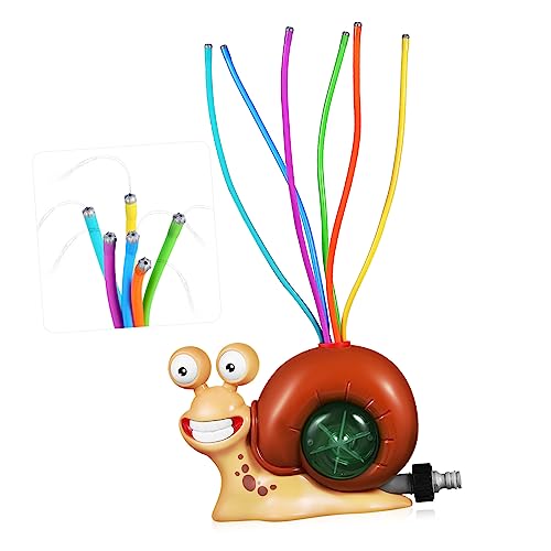 WEKAMOS Sommer Outdoor Wasserspielzeug Schnecken Sprinkler mit Gartenschlauchanschluss Wasserspritzspielzeug aus Sicherem Abs für Garten und Rasen Erfrischender Wasserspaß für Heiße Tage WEKAMOS Sommer Outdoor Wasserspielzeug Schnecken Sprinkler mit Gartenschlauchanschluss Wasserspritzspielzeug aus Sicherem Abs für Garten und Rasen Erfrischender Wasserspaß für Heiße Tage von WEKAMOS