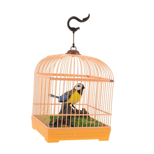WEKAMOS Sound Activated Vogelspielzeug im Käfig Realistisches Zwitschern und Bewegung Interaktives Dekoratives für Kinderzimmer Batteriebetrieben mit Charmantem Design WEKAMOS Sound Activated Vogelspielzeug im Käfig Realistisches Zwitschern und Bewegung Interaktives Dekoratives für Kinderzimmer Batteriebetrieben mit Charmantem Design von WEKAMOS