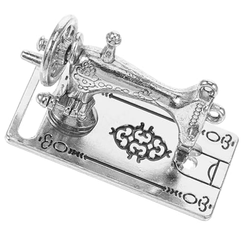 WEKAMOS Spielgeschenk Vortäuschen Miniaturen Möbelmodell Nähmaschine Miniaturhauseinrichtung Miniaturnähmaschine Tiny-House-Einrichtung Miniaturmöbel Legierung Silver WEKAMOS Spielgeschenk Vortäuschen Miniaturen Möbelmodell Nähmaschine Miniaturhauseinrichtung Miniaturnähmaschine Tiny-House-Einrichtung Miniaturmöbel Legierung Silver von WEKAMOS