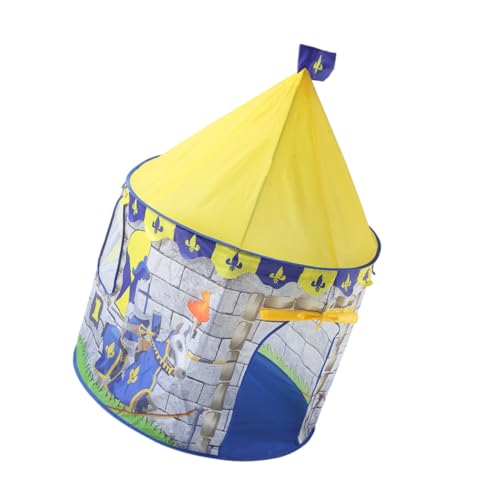 WEKAMOS Spielzelt Design Wasserdichtes Schloss Zelt für Drinnen Draußen mit Einfacher Montage und Großem Platzangebot Geeignet für Jungen Mädchen Kreative Spielstunden von WEKAMOS