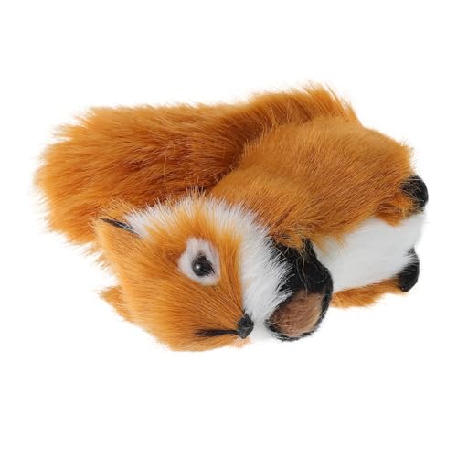 WEKAMOS Stofftiermodell Entzückende Tierfigur falsches Eichhörnchen gefülltes Eichhörnchen Mini-Waldtiere Kuscheltier Plüsch-Eichhörnchen-Dekoration kleine Tierfiguren Kunstpelz Hellbraun WEKAMOS Stofftiermodell Entzückende Tierfigur falsches Eichhörnchen gefülltes Eichhörnchen Mini-Waldtiere Kuscheltier Plüsch-Eichhörnchen-Dekoration kleine Tierfiguren Kunstpelz Hellbraun von WEKAMOS