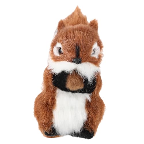 WEKAMOS Stofftiermodell lebhaftes pelziges Eichhörnchen Niedliche Simulations-Eichhörnchen-Ornamente gefülltes Eichhörnchen kleine Tierfiguren Entzückende Tierfigur Kunstpelz Braun WEKAMOS Stofftiermodell lebhaftes pelziges Eichhörnchen Niedliche Simulations-Eichhörnchen-Ornamente gefülltes Eichhörnchen kleine Tierfiguren Entzückende Tierfigur Kunstpelz Braun von WEKAMOS