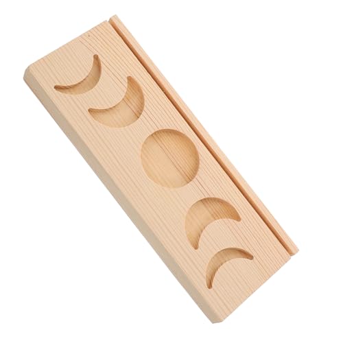 WEKAMOS Tarotkartenständer in Mondform - Altarständer Aus Holz Zur Präsentation Kartenhalter Aus Holz Für Hexerei-rituale WEKAMOS Tarotkartenständer in Mondform - Altarständer Aus Holz Zur Präsentation Kartenhalter Aus Holz Für Hexerei-rituale von WEKAMOS