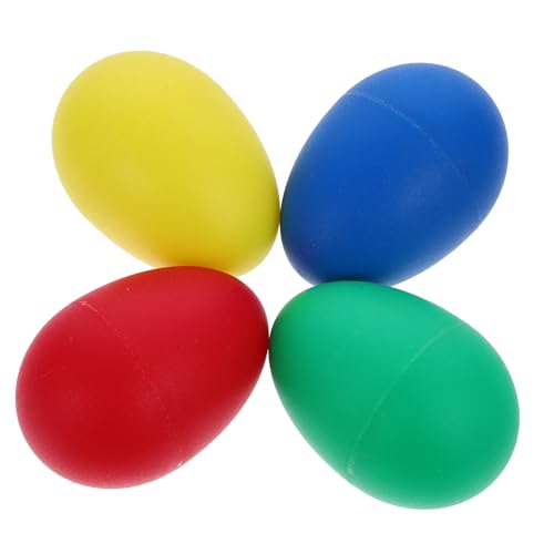 WEKAMOS Teiliges Bunte Plastik Egg Shaker Musikinstrumente Langlebig Percussion für Musikunterricht Rhythmusübungen Geeignet für Kindergarten und Grundschule Zufällige von WEKAMOS