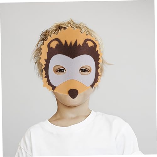 WEKAMOS Tiergesichts Maske Halbgesicht Karneval Cosplay Kostüm Requisit mit Elastischem Band für Halloween Karneval Party Bühne von WEKAMOS