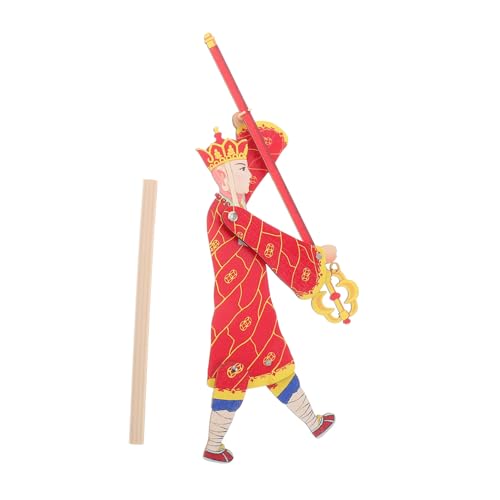 WEKAMOS Traditionelles Chinesisches Holz schattenpuppentheater DIY Handpuppen Theater Kit Langlebige Magische Holzfiguren für Familienunterhaltung und Kreative Bühnenaufführung von WEKAMOS