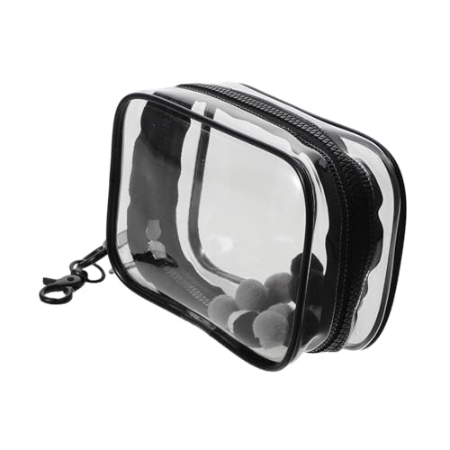 WEKAMOS Transparente Sammler Tasche mit Schlüsselanhänger Doppelte Reißverschluss Plüschspielzeug Aufbewahrung Dickes Schützendes Kleine Tragbare Aufbewahrung für Puppen und Figuren von WEKAMOS