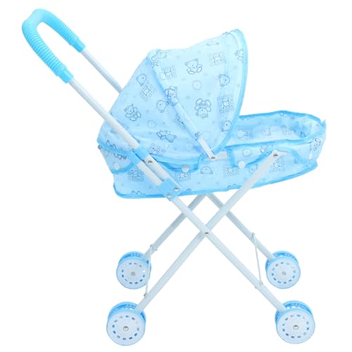 WEKAMOS Trolley- Kinderwagenspielzeug Mini Kinderwagen -Kinderwagen Kinderwagen für Kleinkind- -Kinderwagen- Eisenrahmen Himmelblau WEKAMOS Trolley- Kinderwagenspielzeug Mini Kinderwagen -Kinderwagen Kinderwagen für Kleinkind- -Kinderwagen- Eisenrahmen Himmelblau von WEKAMOS
