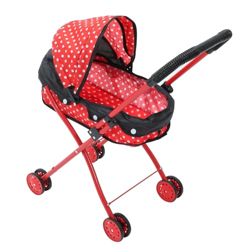 WEKAMOS Trolley- Miniatur vorgeben klein Kindergarten Puppenhausdekor Puppenwagenschmuck Mini-Hauskinderwagen -Babyzubehör für Puppen Puppen Eisenrahmen rot WEKAMOS Trolley- Miniatur vorgeben klein Kindergarten Puppenhausdekor Puppenwagenschmuck Mini-Hauskinderwagen -Babyzubehör für Puppen Puppen Eisenrahmen rot von WEKAMOS