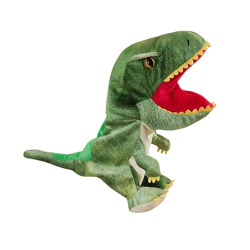 WEKAMOS Tyrannosaurus Handpuppe Plüschspielzeug für Realistische Dinosaurier Handpuppe aus Hochwertigem Material für Interaktive Spiele und Fantasieaktivitäten Zufällige Zufällige Farbe von WEKAMOS