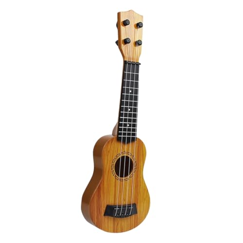 WEKAMOS Ukulele aus Holz Interaktives Musikinstrument für Anfänger Mini Ukulele Pädagogisches Musikspielzeug für Kleinkinder zu Geburtstag und Weihnachten von WEKAMOS