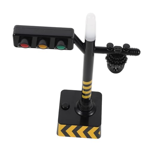 WEKAMOS Verkehrsampel mit Sound und Kamera-Blitz Simulation Interaktive Verkehrsampel Modell mit Lichtwechsel Pädagogisches Lernspielzeug für Jungen und Mädchen zu Hause und Schule von WEKAMOS