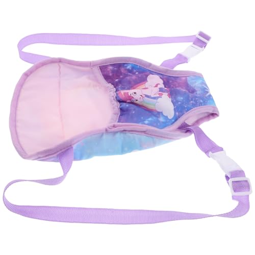 WEKAMOS Verstellbarer Puppenrucksack für Puppen mit Verstellbaren Trägern Leicht und Bequem für Reisen und Rollenspiele Niedliches Tierdesign Geeignet für Mädchen und Kleinkinder von WEKAMOS