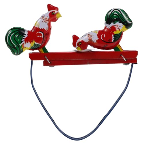 WEKAMOS Vintage Huhn mit Detailliertem Hahn Design Realistisches Blechhuhn mit Interaktiver Pickfunktion Lustiges Hühnerspielzeug für Sammler und Dekoration WEKAMOS Vintage Huhn mit Detailliertem Hahn Design Realistisches Blechhuhn mit Interaktiver Pickfunktion Lustiges Hühnerspielzeug für Sammler und Dekoration von WEKAMOS