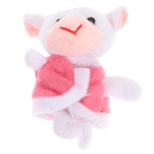 WEKAMOS Weiche Plüsch Fingerpuppen Wolf und Kleine Lämmer Lustiges Kinderspielzeug Sicher und Langlebig für Zuhause und Schule für Mädchen und Jungen Geeignet von WEKAMOS