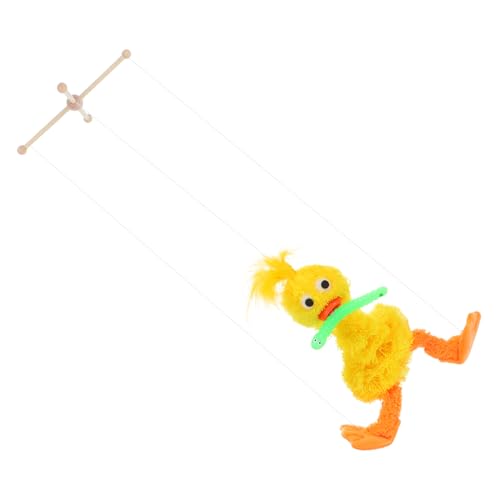 WEKAMOS Weiche Plüsch-entenpuppe, Schnur-entenspielzeug Für Kinder, Interaktive Und Entzückende Marionette Für Puppentheater, Spielen Und Heimdekoration WEKAMOS Weiche Plüsch-entenpuppe, Schnur-entenspielzeug Für Kinder, Interaktive Und Entzückende Marionette Für Puppentheater, Spielen Und Heimdekoration von WEKAMOS