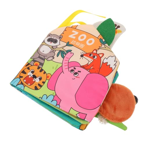 WEKAMOS Stoffbuch Für Monate Weiches Mit Interaktiven Elementen Für Kleinkinder Monaten Fördert Sensorische Entwicklung Und Bietet Abwechslungsreiche Spiele Für Jungen Und Mädchen von WEKAMOS