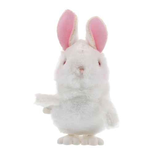 WEKAMOS Weiches Hasen-plüschtier Zum Aufziehen, Entzückendes Springendes Kaninchen Für Kinder, Plüschtier, Springender Hase Für Ostern, Weihnachten Und Partygeschenke von WEKAMOS