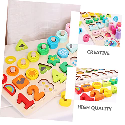 WEKAMOS Zahlenpuzzle für Pädagogisches Lernspielzeug aus Langlebigem Fördert Motorik und Konzentration zum Schulanfang Einschulung Montessori für Jungen und Mädchen von WEKAMOS