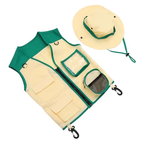 WEKAMOSie Teilige Abenteuerset mit Hut und Weste Outfit für Kleine Aus Hochwertigem Atmungsaktivem Gefertigt Sorgt für Optimalen Outdoor Aktivitäten Wie Camping oder WEKAMOSie Teilige Abenteuerset mit Hut und Weste Outfit für Kleine Aus Hochwertigem Atmungsaktivem Gefertigt Sorgt für Optimalen Outdoor Aktivitäten Wie Camping oder von WEKAMOS