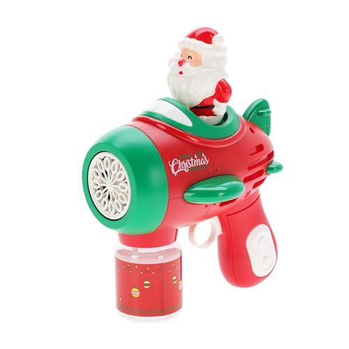 Blaspistole für Weihnachten mit Licht – inklusive Blasenlösung und Batterien Nicht im Lieferumfang enthalten von WELL HOME MOBILIARIO & DECORACIÓN