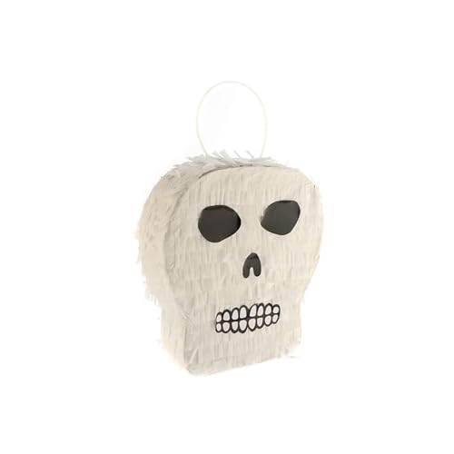 Piñata Totenkopf weiß Halloween von WELL HOME MOBILIARIO & DECORACIÓN