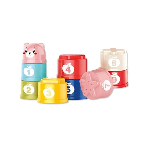 WELL HOME MOBILIARIO & DECORACIÓN Farbige stapelbare Würfel mit Zahlen von 1 bis 10, Lernspiel für Kinder, motorische Entwicklung und frühes Lernen WELL HOME MOBILIARIO & DECORACIÓN Farbige stapelbare Würfel mit Zahlen von 1 bis 10, Lernspiel für Kinder, motorische Entwicklung und frühes Lernen von WELL HOME MOBILIARIO & DECORACIÓN