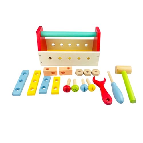 WELL HOME MOBILIARIO & DECORACIÓN Holzwerkzeug-Set für Kinder: Fördert Kreativität und handwerkliche Fähigkeiten, MDF, Sperrholz und Birke, 25 x 12 x 14 cm WELL HOME MOBILIARIO & DECORACIÓN Holzwerkzeug-Set für Kinder: Fördert Kreativität und handwerkliche Fähigkeiten, MDF, Sperrholz und Birke, 25 x 12 x 14 cm von WELL HOME MOBILIARIO & DECORACIÓN