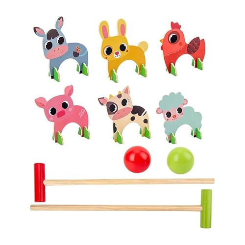 Well Home Krocket-Spiel für Kinder aus Holz von WELL HOME MOBILIARIO & DECORACIÓN