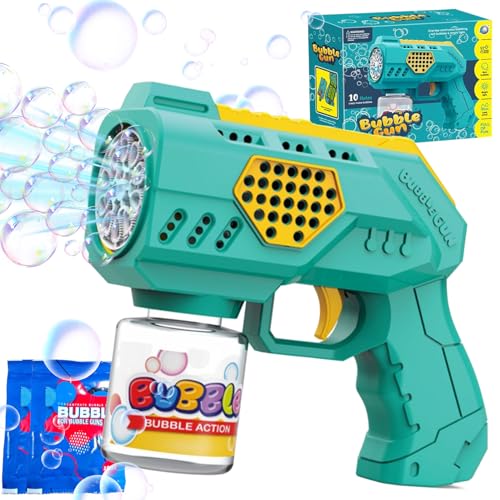 Seifenblasen-Pistole, Seifenblasenpistolen, Seifenblasenmaschine für Kinder, Bubble Gun Kinder 5000+ Blasen mit Seifenblasenlösung, Seifenblasen Pistole für Kinder, Bubble Maschine Sommerparty (M5) Seifenblasen-Pistole, Seifenblasenpistolen, Seifenblasenmaschine für Kinder, Bubble Gun Kinder 5000+ Blasen mit Seifenblasenlösung, Seifenblasen Pistole für Kinder, Bubble Maschine Sommerparty (M5) von WELLXUNK