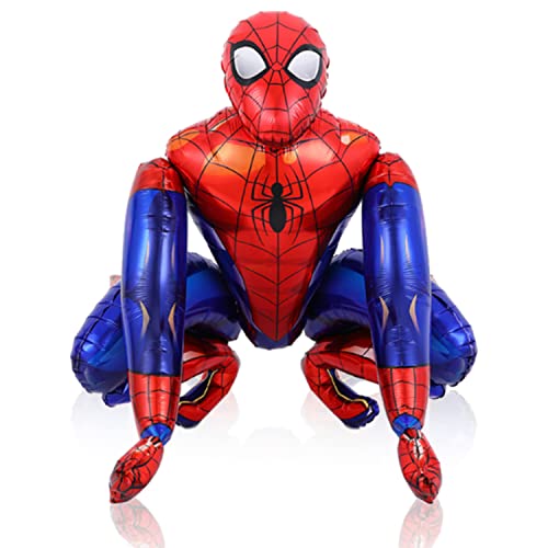 Spiderman Folienballon, Spiderman Party Dekorationen, Superhero Ballons Deko, Spider Man Luftballons Kindergeburtstag Deko, Folienballon Kinder, 55 x 63 cm Spiderman Folienballon, Spiderman Party Dekorationen, Superhero Ballons Deko, Spider Man Luftballons Kindergeburtstag Deko, Folienballon Kinder, 55 x 63 cm von WELLXUNK