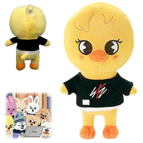 WELLXUNK Stray Kids Peluche, Kawaii Plüsch Puppe, Plüschtier (K) von WELLXUNK