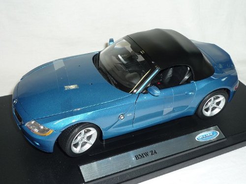 Welly B-M-W Z4 Z 4 Blau Cabrio Soft Top 1/18 Modellauto Modell Auto Sonderangebot von Welly