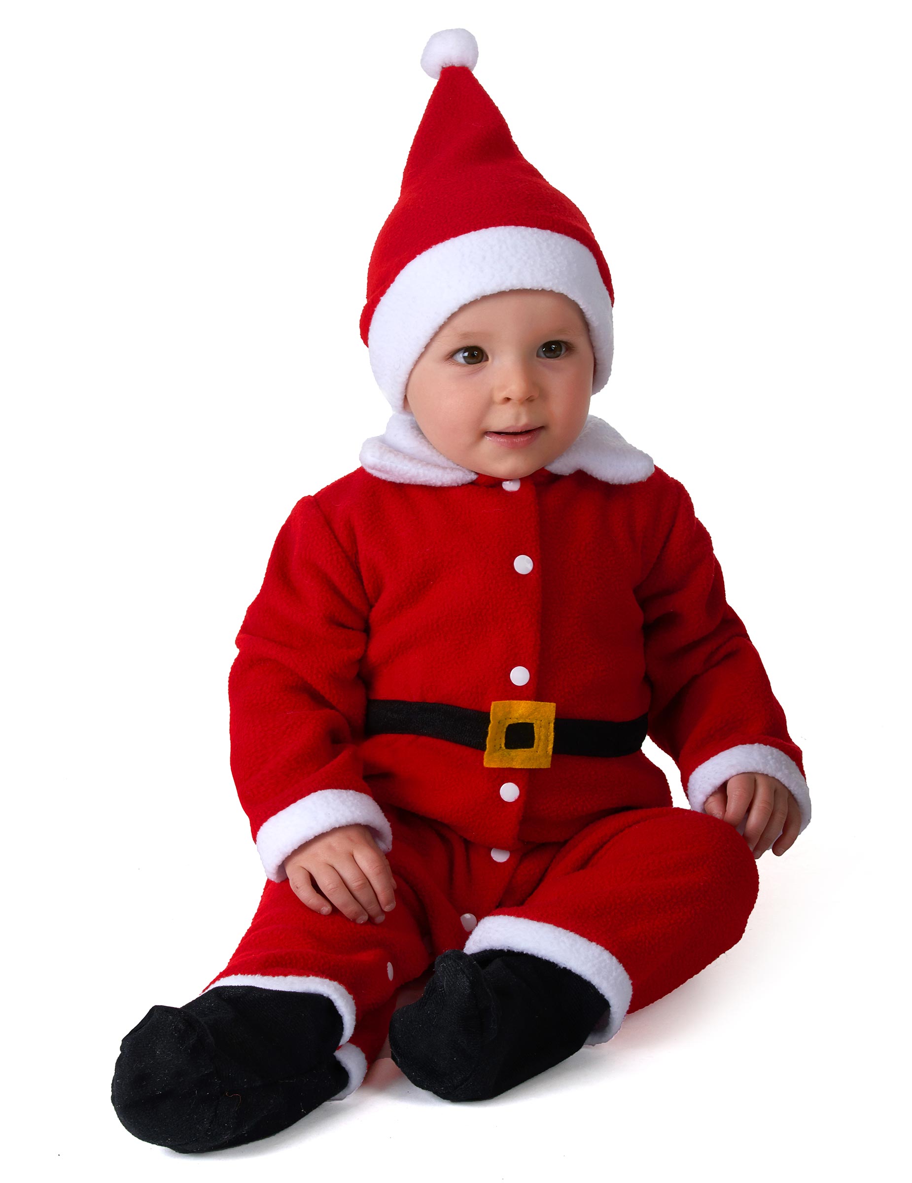 Weihnachtsmann-Babykostüm Weihnachtskostüm rot-weiss von KARNEVAL-MEGASTORE