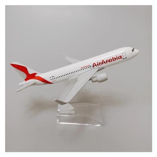 WELSAA Aerobatic Flugzeug 16 cm Großes Druckguss-Flugzeugmodell Von Arabian Air Arabia Airlines Airbus 320 A320 Airways Aus Legiertem Metall Im Maßstab 1:400 von WELSAA