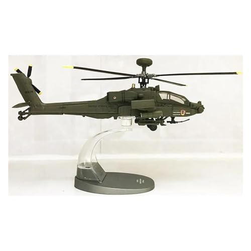 WELSAA Aerobatic Flugzeug Diecast Metal Alloy 1/72 Scale AH-64D Helicopter Army Fighter Aircraft Airplane Models Toys von WELSAA