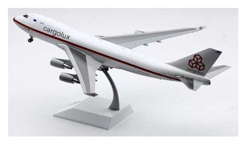 WELSAA Aerobatic Flugzeug XX20051 JC Wings 1:200 Cargolux Retro-Lackierung Boeing B747-400(ER) Druckguss-Flugzeugstrahlmodell LX-NCL von WELSAA