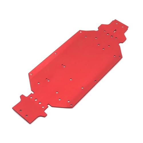 WENH 1/14 144010 144001 144002 RC Auto Teile Upgrade Metall Retrofit Grundplatte (Color : Red) von WENH