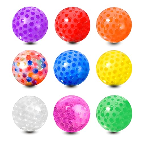 WENJION 9 Stück Anti Stress Bälle 3.5cm Bunt Knautschball Set für Kinder und Erwachsene, Squeeze Bälle Fidget Spielzeug für Zuhause, Valentinstag, Ostern, Geburtstag, Mitgebsel Stressabbau WENJION 9 Stück Anti Stress Bälle 3.5cm Bunt Knautschball Set für Kinder und Erwachsene, Squeeze Bälle Fidget Spielzeug für Zuhause, Valentinstag, Ostern, Geburtstag, Mitgebsel Stressabbau von WENJION