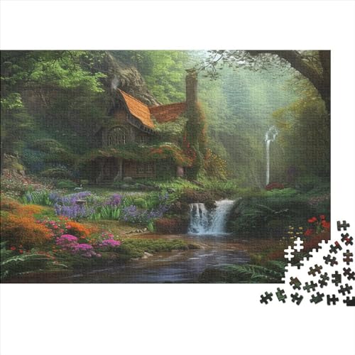 1000pcs (75x50cm) Puzzles, Puzzles Für Erwachsene Und Teenager Märchenhaus von WENNUAN