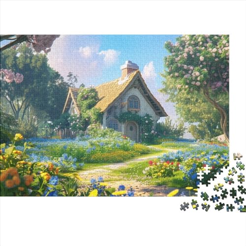 1000pcs (75x50cm) Puzzles, Puzzles Für Erwachsene Und Teenager Märchenhaus von WENNUAN