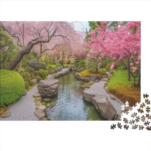 Haus 1000pcs (75x50cm) Erwachsenenpuzzle - Natürliche Landschaft Erwachsenenpuzzle DIY-Puzzlespielzeug von WENNUAN