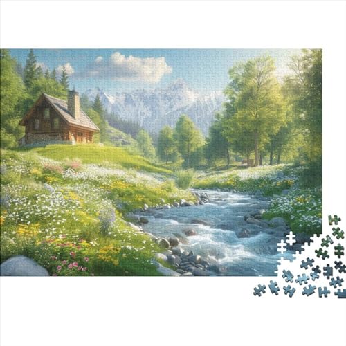Haus Puzzle 300pcs (40x28cm) Erwachsene Natürliche Landschaft Puzzle,Home Decor von WENNUAN