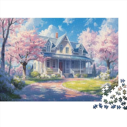 Haus Rätsel Für Erwachsene |Natürliche Landschaft| 500pcs (52x38cm) Puzzles Lernspiele Home Decor Puzzles von WENNUAN