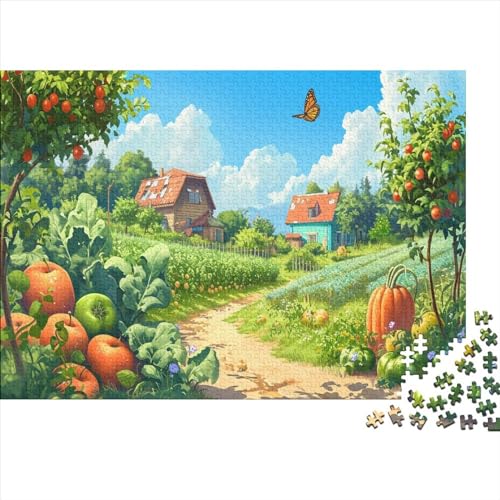 Haus Rätsel Für Erwachsene |Natürliche Landschaft| Familienspaß-Puzzles 300pcs (40x28cm) Erwachsene von WENNUAN