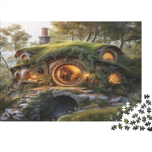 Märchenhaus 300pcs (40x28cm) Erwachsenenpuzzle - Naturwunder Erwachsenenpuzzle DIY-Puzzlespielzeug von WENNUAN